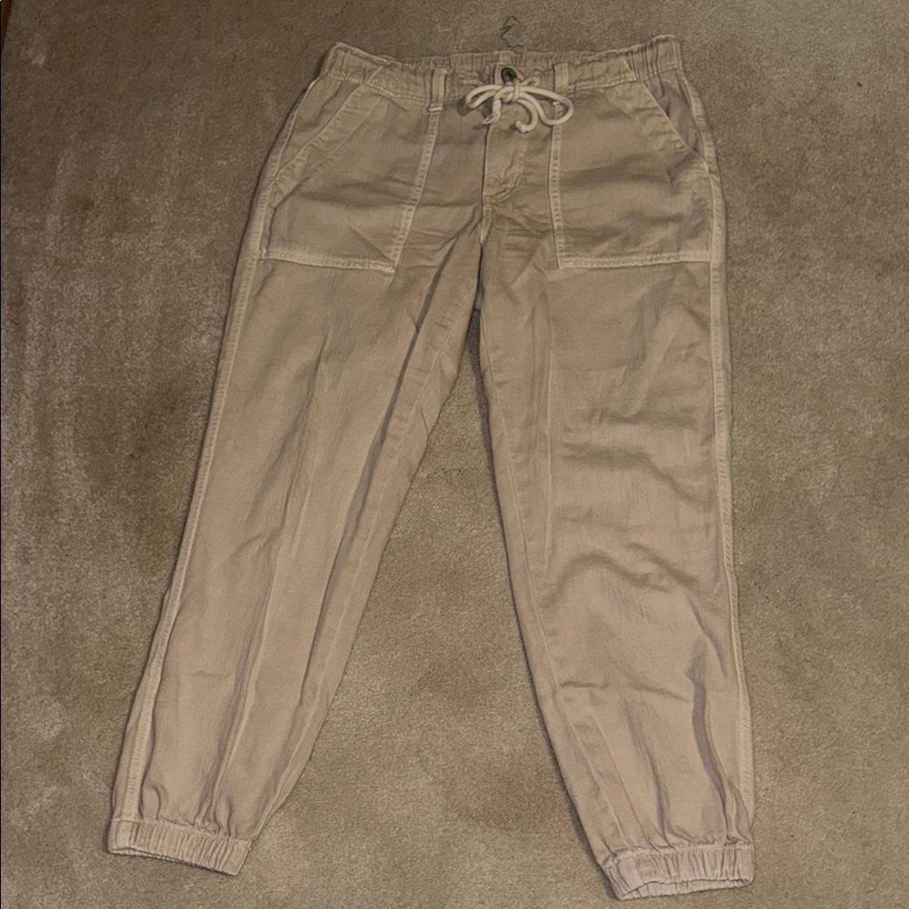 American Eagle Outfitters Tan Jogger Sweatpants